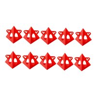 Ioensy - 10 Uds Soportes De Lona Almohadillas De Pintura Triangulares Pies Para Carpintero Carpintero