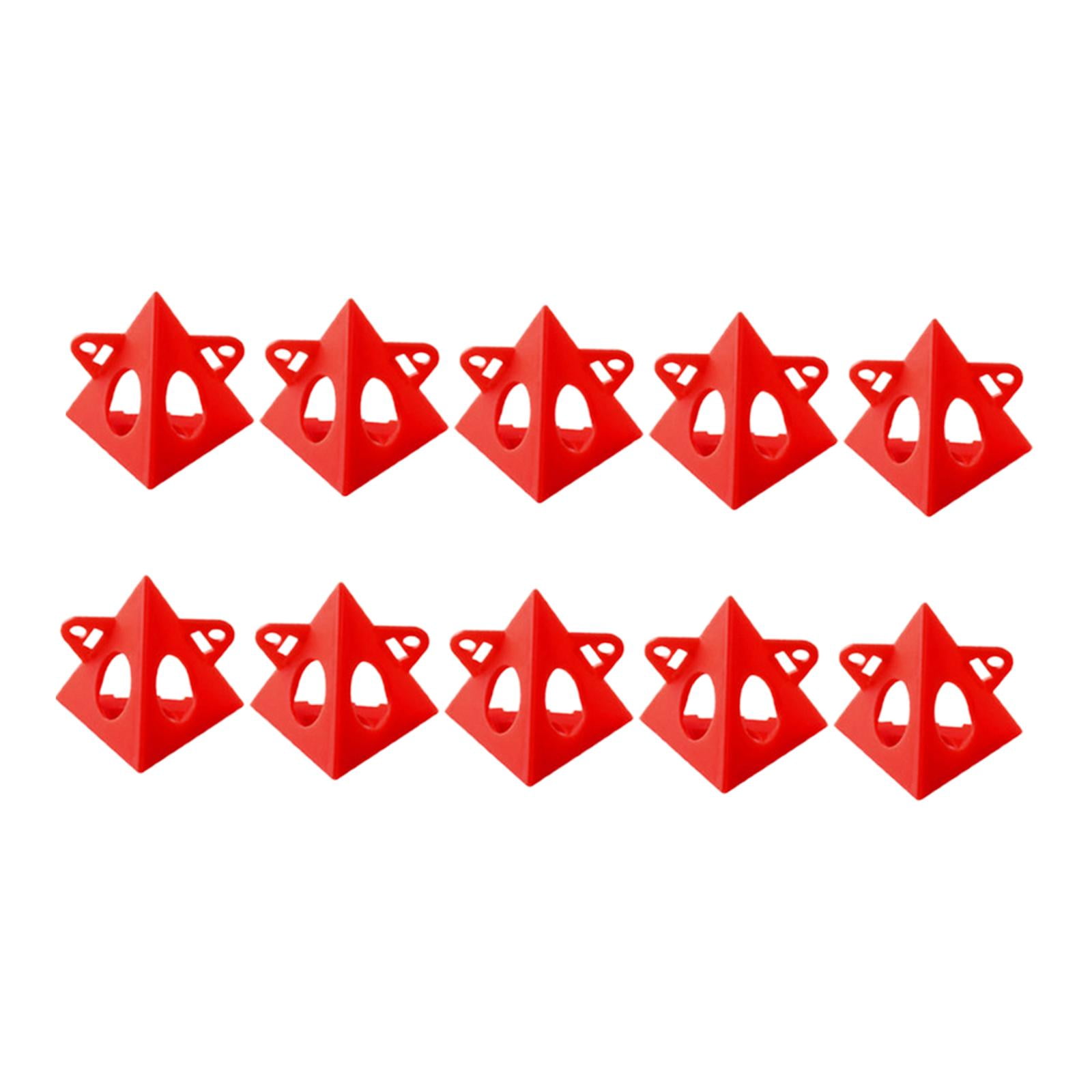 Ioensy - 10 Uds Soportes De Lona Almohadillas De Pintura Triangulares Pies Para Carpintero Carpintero