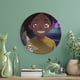 thumbnail image 5 of Amada la aventura Plato decorativo de porcelana fina (bone china), plato decorativo de cerámica para hogar, oficina, soporte de pared, platos decorativos para dormitorio - 6 pulgadas (15 cm), 5 of 6