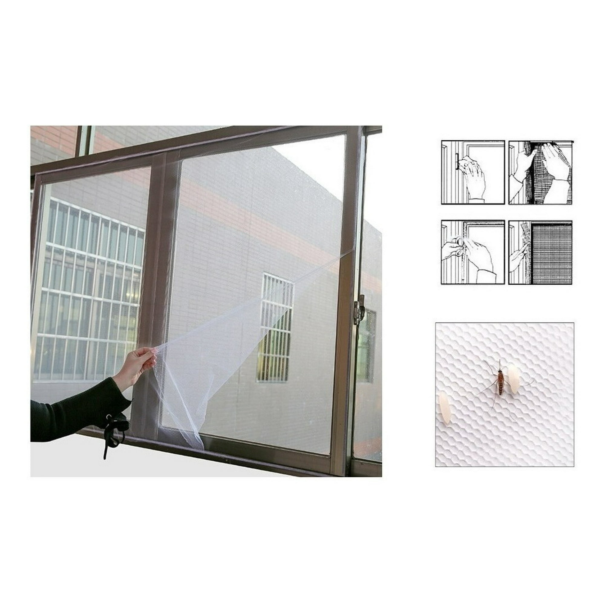 Genérico - Malla Mosquitera Para Ventanas Mallas Mosquiteras Ventanas