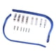 thumbnail image 2 of 2pcs Brush Bar Aluminium Hand Guards Shield para motocicleta manillar azul, 2 of 5