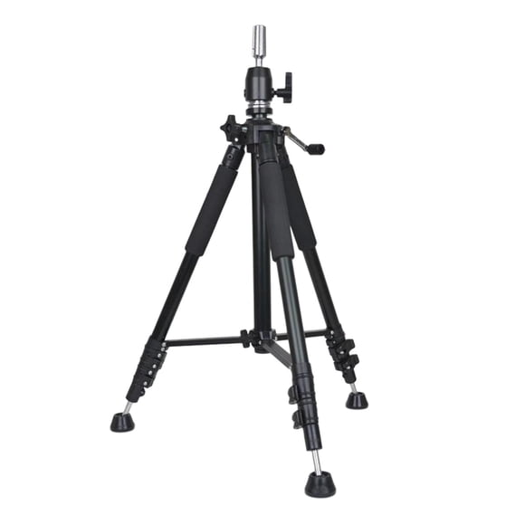 Bloque de soporte de trípode para cabeza de peluca, cabeza de soporte de peluca de estilo de maniquí multifunción para soporte de exhibición salón ant