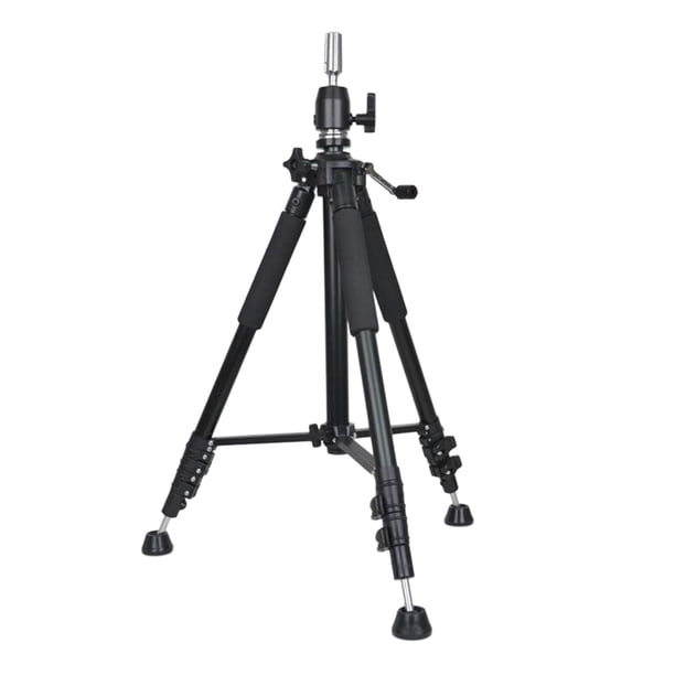 Bloque de soporte de trípode para cabeza de peluca, cabeza de soporte de peluca de estilo de maniquí multifunción para soporte de exhibición salón ant