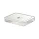 thumbnail image 3 of Caja de almacenamiento de huevos para refrigerador, contenedor de huevos con tapa, reutilizable, con capacidad para 24 huevos, organizador de huevos, Blanco, 3 of 5