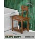 thumbnail image 3 of Silla de ducha BLUEWEST de 23,4 pulgadas con respaldo de 204 kg, soporte Acacia, 3 of 7