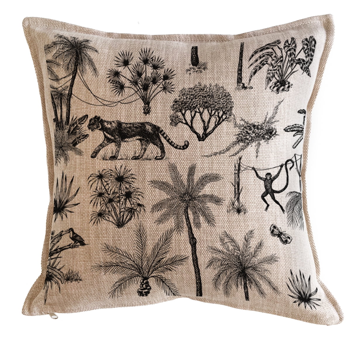 Tuyo Print - Cojín Black Plam 45x45