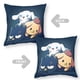 thumbnail image 2 of Badtz Maru Fundas de almohada de terciopelo con tema, regalos de funda de almohada, decoración para el hogar, cojín de lanzar, regalo de cumpleaños para fans y parejas.66*66cm., 2 of 6