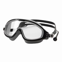 Ioensy - Gafas De Natación Para Niños Con Tapones Para Los Oídos Ajustables Para Niños De 6 A 14 Años, Adolescentes, Niños Y Niñas, Color Negro