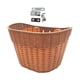 thumbnail image 3 of Cesta Para Bicicleta Cesta Para Manillar De Estilo Retro Desmontable De Ratán De Imitación Duradera S Marrón, 3 of 5