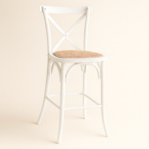 Oh! Mi Hogar ® - Taburete Crossback 66Cm De Madera