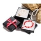 thumbnail image 4 of GEFTOL Cajas de Regalo para Joyería 20 unidades 3,5 x 3,5 x 1 pulgadas (9 x 9 x 2,5 cm) de cartón negro, pequeñas, para pendientes, collares y pulseras artesanales (Negro), 4 of 7