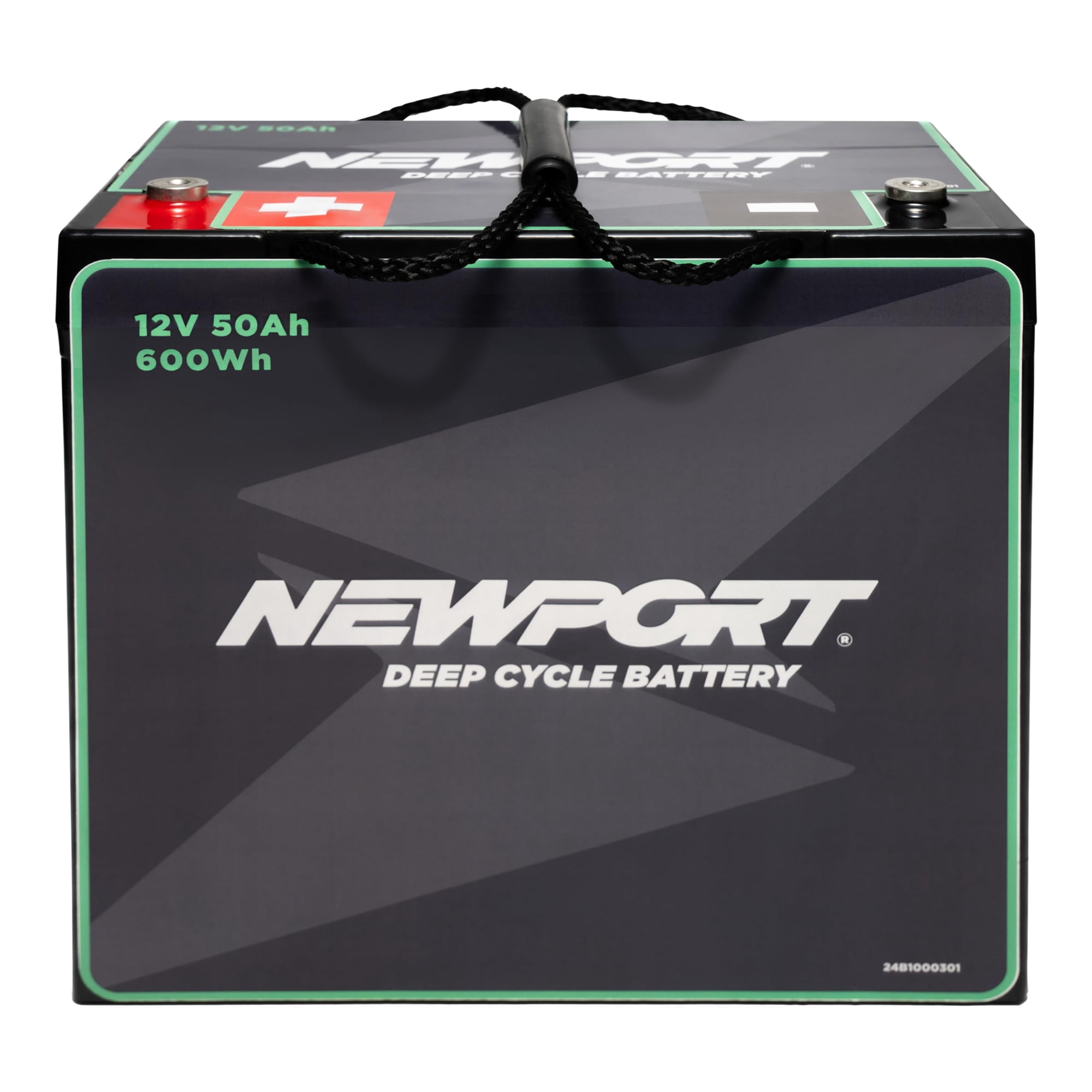Batería Marina Newport, 12 V, 50 Ah, Ciclo Profundo, Agm