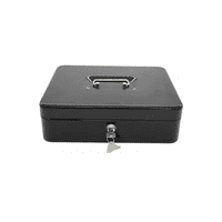 Genérico - Caja Organizadora De Dinero Negra Con Llave De Seguridad ...