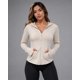 thumbnail image 1 of Chaqueta Deportiva Mujer Ajustada Capucha Bolsillos Gym Fitness, 1 of 5