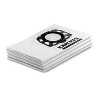 Kärcher - Set 4 Bolsas Aspiradora Karcher Wd1-Wd3-Se4001 Amarillo