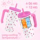 thumbnail image 4 of Vaso aislado SANDJEST 568 ml con diseño de corazón y pajilla, 4 of 7