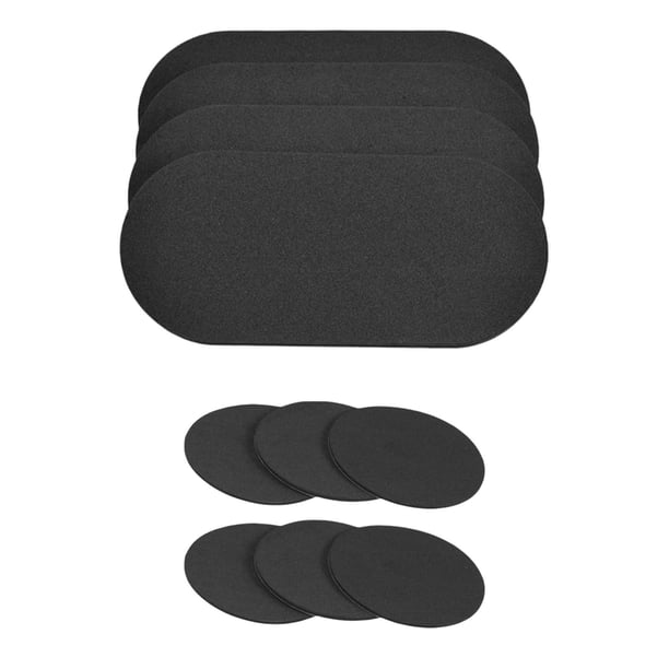 Parches de bombo, almohadillas amortiguadoras de amortiguación de bombo, almohadillas de tambor de práctica, almohadillas adhesivas duraderas,