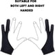 thumbnail image 5 of Artist Glove AKX para tableta gráfica, iPad, color negro (paquete de 2), 5 of 7