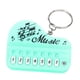 thumbnail image 5 of Tiny Electronic Keyboard Key Chain Piano Keyboard Colgante Llavero Para Adolescentes Verde, 5 of 5