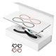 thumbnail image 1 of Kit De Pulsera Permanente Fabricación De Pulseras Para Parejas Para El Verano Día De San Valentín 1 Negro 1 Oro Rosa, 1 of 5