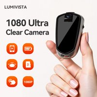 Lumivista - Cámara Mini 1080P Giratoria De 180° Con Parte Trasera Magnética – Cámara Oculta Portátil Para Grabación De Evidencias, Reproducción Otg, 64Gb