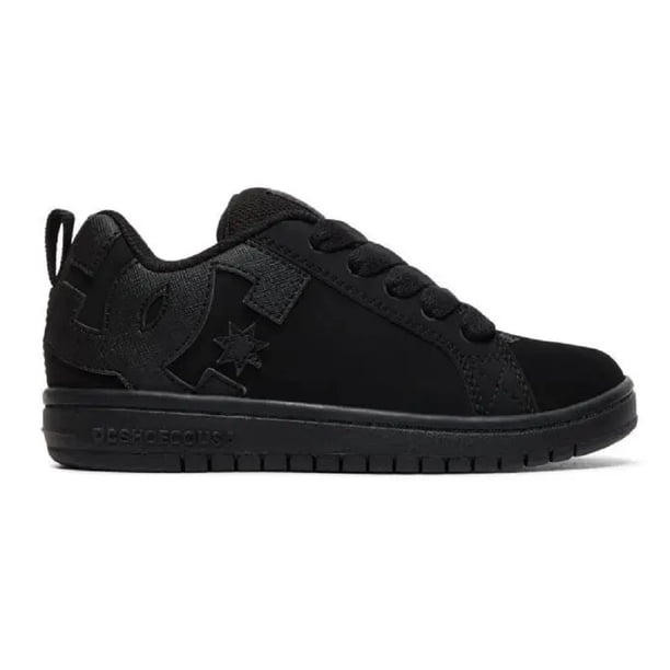 Zapatilla Kids Court Graffik Negro Negro DC