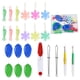 thumbnail image 2 of Enhebradores De Agujas, Guía De Enhebrado De Bucle De Alambre De Color DIY, Azul, Verde, Rojo, 2 of 5
