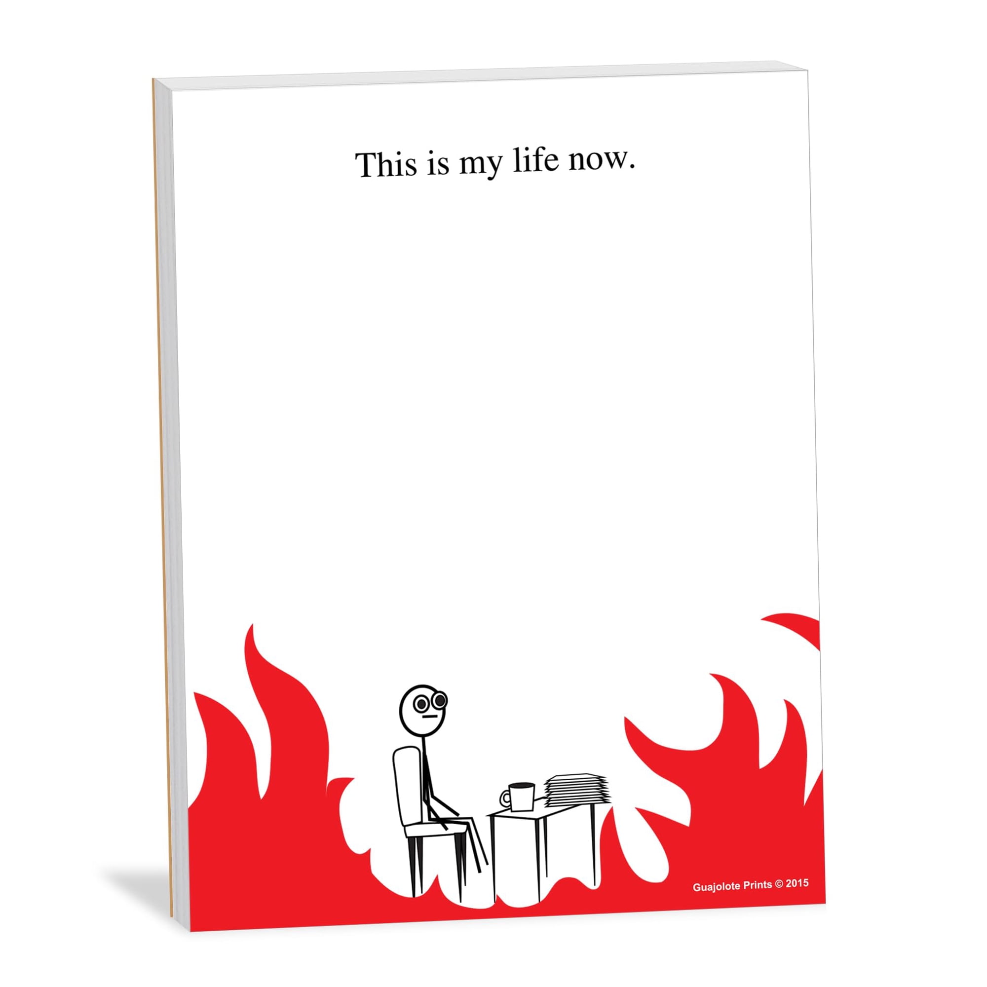 Bloc De Notas Guajolote Prints Sarcástico Memo 10x13 Cm 50 Hojas