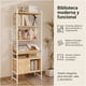 thumbnail image 3 of Repisa Biblioteca Organizador Estante Puerta Delizante 160cm Marrón, 3 of 8