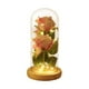 thumbnail image 4 of Flor De Rosa Artificial Con Cubierta De Vidrio Para Decoración De Comedor De Mesa, 4 of 5