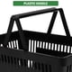 thumbnail image 3 of Cestas de compras FAHKNS 21L de plástico duradero negro (12 unidades), 3 of 6