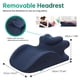 thumbnail image 2 of Almohada de cuña MOONYOOY, de espuma viscoelástica, ergonómica, propensa a dormir, 2 of 8