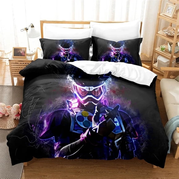 Kamen Rider Bedding SetDuvet Cover Comforter Bed Set Quilt Cover Pillowcase Boys Girls Adults
