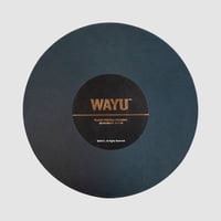 Plato Redondo Piedra Pizarra 25 Cm Wayu