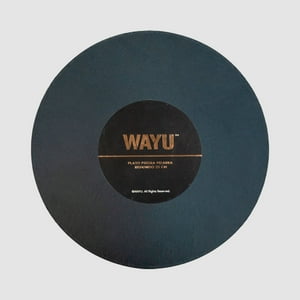 Plato Redondo Piedra Pizarra 25 Cm Wayu