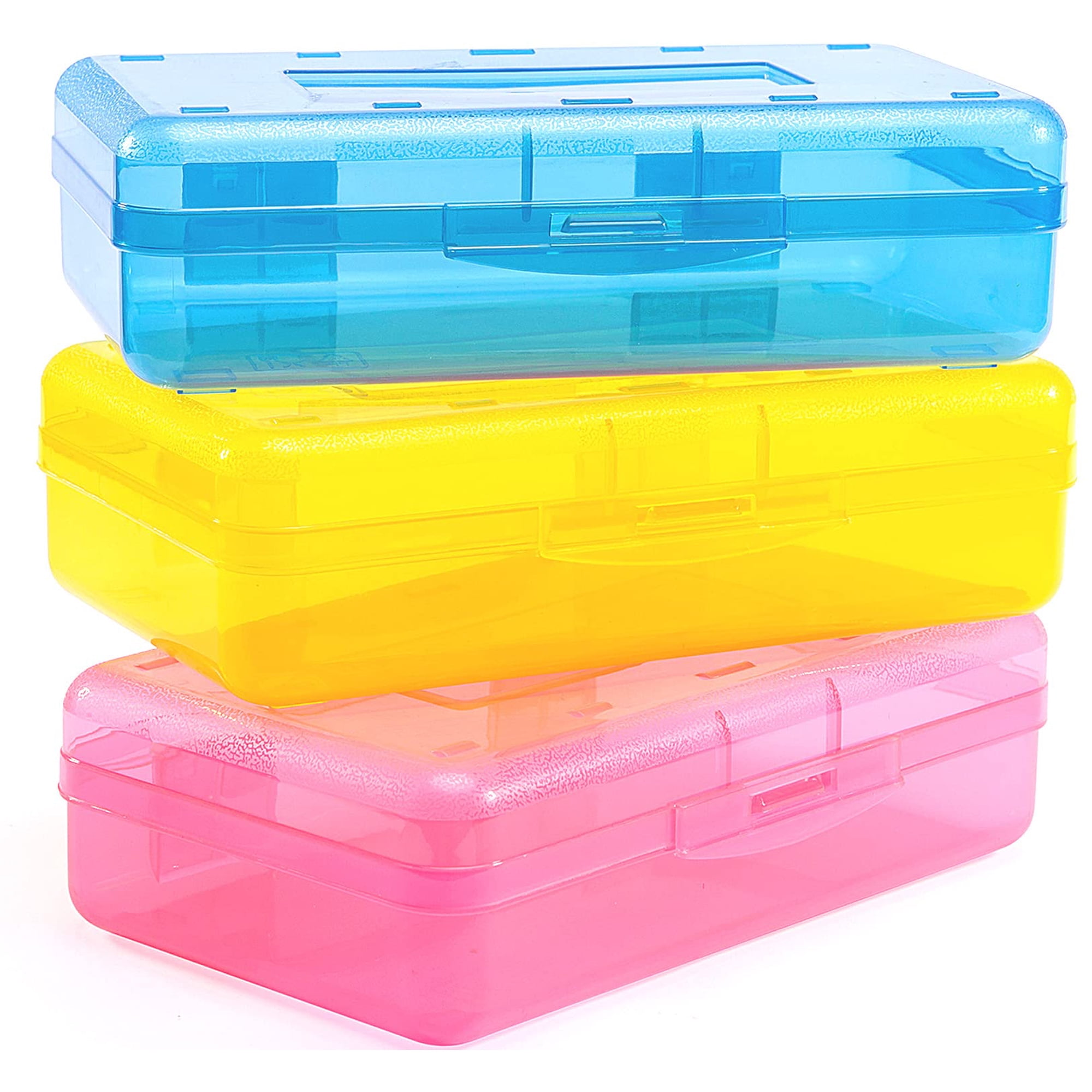 Estuche Para Lápices Sooez De Gran Capacidad, Paquete De 3 Con Tapa Hermética