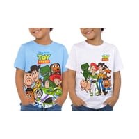 Pack De 2 Camisas Disney Toy Story Boys Buzz Woody Rex De 2 A 7 Años