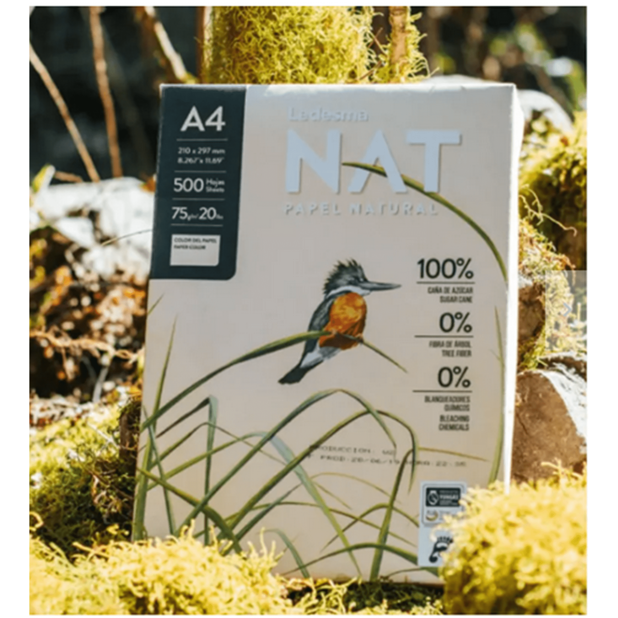 Ledesma - Resma A4 Papel Ecológico 500 Hojas Multifunción-caña De Azúcar