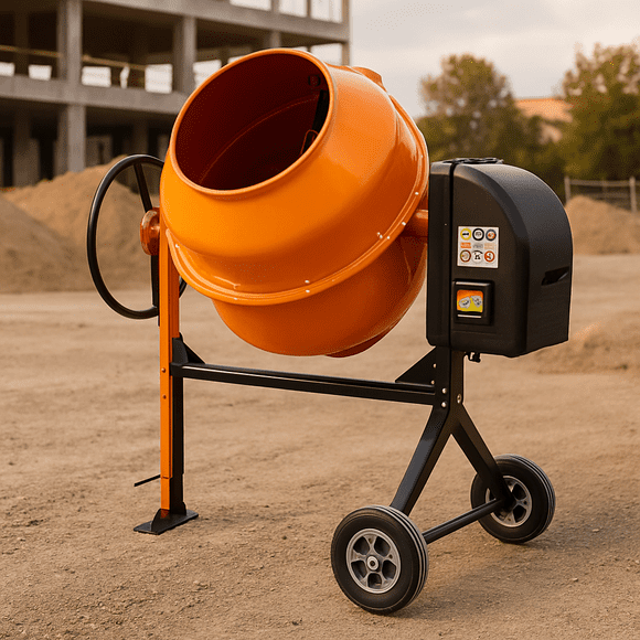 Betonera Eléctrica 200L 1000W Trompo Concretero Alta Potencia