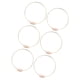 thumbnail image 5 of 6x Central Floral Hoop Piece With Wood Stand Wedding Wedding For Party Festival Dia 30cm, 5 of 5