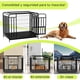 thumbnail image 2 of Jaula para Perro y Gato Grande Petscool, Doble puerta, Bandeja y Ruedas, 2 of 7