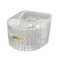 Magideal - Cuenco Para Remojo De Uñas, Removedor De Esmalte De Gel, Cuenco Para Quitar Polvo De Inmersión, Cuenco Para Remojo De Uñas Para Limpieza De Uñas, Suav Transparente