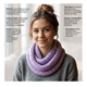 thumbnail image 4 of Bufanda Cuello Estilo Punto Inglés Lana Invierno Abrigado, 4 of 5