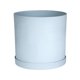 thumbnail image 1 of Maceta Bloem Mathers con platillo, 24 cm, color azul brumoso, 1 of 6