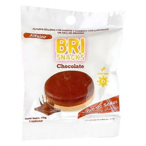 Caja Alfajores Chocolate 40G Brisnacks 15 Unidades
