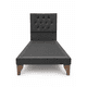 thumbnail image 1 of Cama Plaza y Media Gris Grafito Respaldo + Base, 1 of 4
