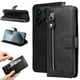 thumbnail image 1 of Funda con Cremallera para Xiaomi 14T, Carcasa Cartera de Cuero PU con Soporte y Tarjetero, 1 of 6