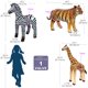 thumbnail image 2 of Animales inflables Jet Creations Life on Earth Wildlife, paquete de 3, 2 of 6