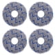 thumbnail image 1 of 4 piezas de almohadillas de trapeador de tela para aspiradora, accesorios de trapeador de tela para robot aspirador, almohadillas de reemplazo, 1 of 6