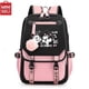 thumbnail image 2 of MINISO Kuromi Schoolbag Students Kawaii Double-layer Pencil Bag Large-capacity Casual Backpack Cartoon Printing Pen Bag, 2 of 3